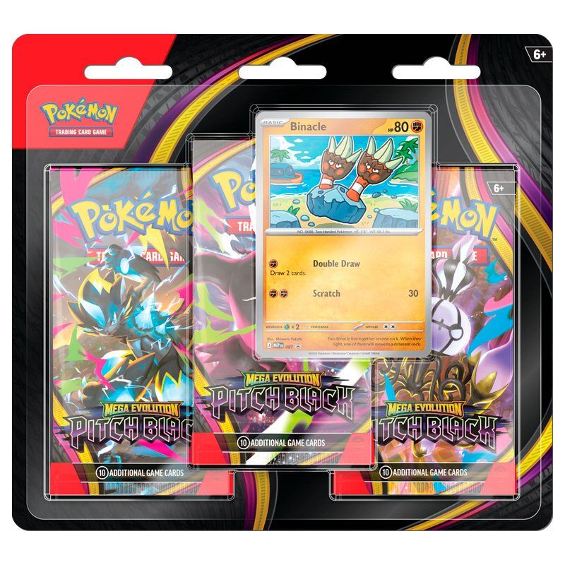 Pokémon TCG Pitch Black 3 Pack Blister (Inglés)