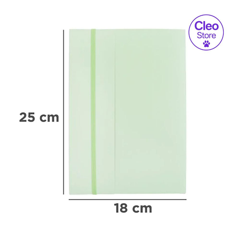 Carpeta para documentos papel verde 18x25 cm - Miniso