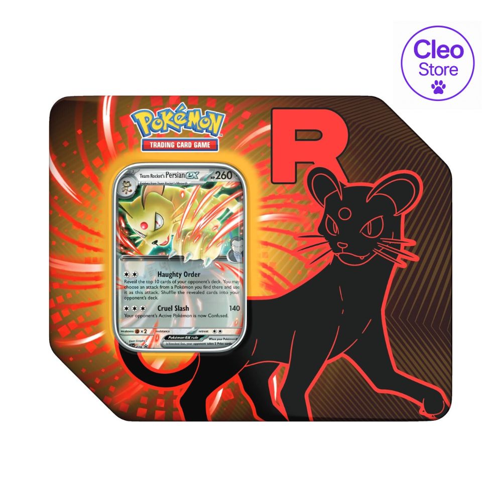 Pokémon Team Rocket’s Tin – Persian EX (ENG)
