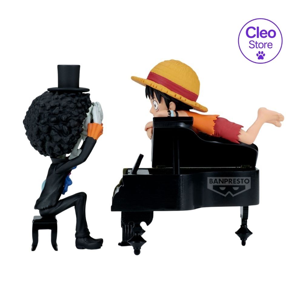 BANPRESTO One Piece: World Collectable Log Stories – Monkey D. Luffy & Brook