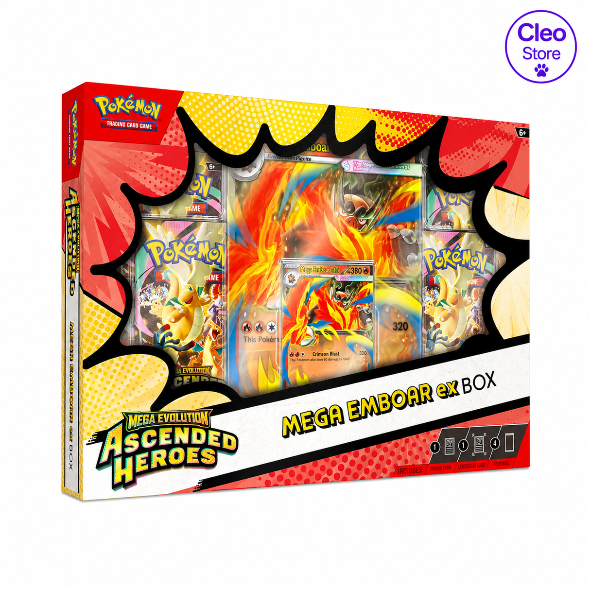 Polémon Ascended Heroes – Mega Emboar EX Box (ENG)