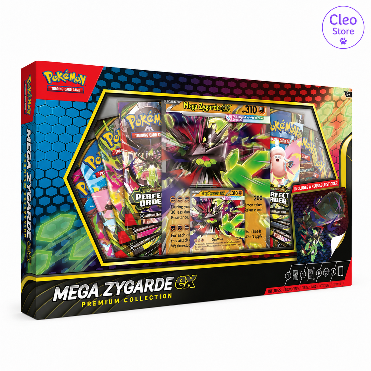 Pokémon TCG: Mega Zygarde EX Premium Collection Case