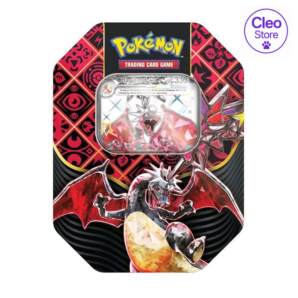 Pokémon Paldean Fates Tin – Charizard EX (SPN)