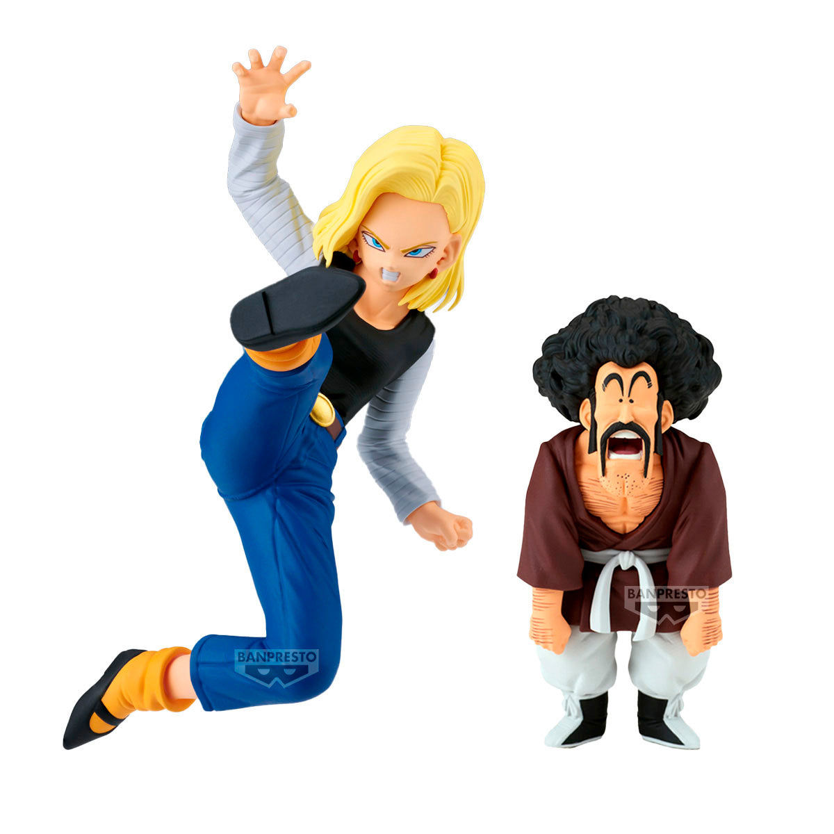 FIGURA BANDAI DRAGON BALL Z MATCH MAKERS ANDROID 18 VS SATAN