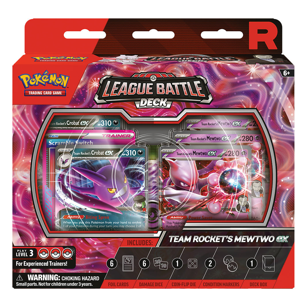 Pokémon TCG Team Rocket's Mewtwo Ex League Battle Deck (Inglés)