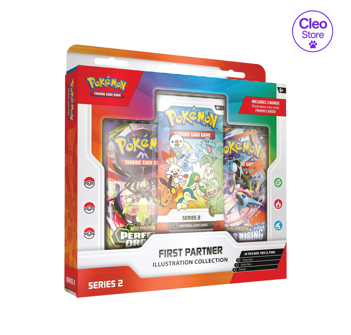 Pokemon (PREVENTA) First Partners Illustration Collection – Series 2