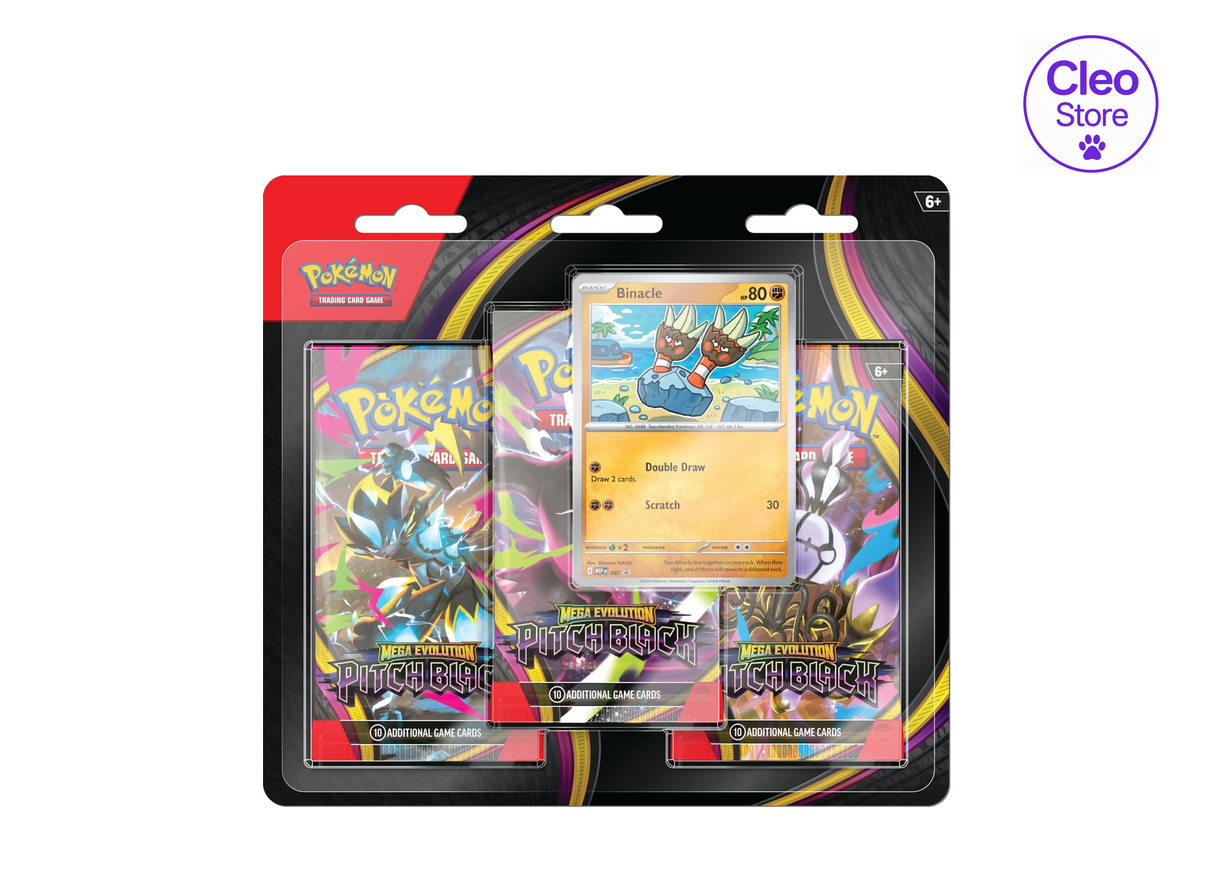 Pokemon (PREVENTA) Pitch Black – Tri-Pack Blister (ENG)