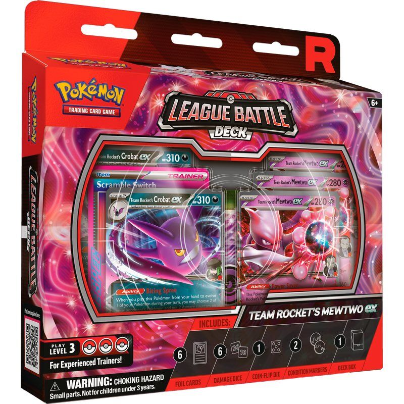 Pokémon TCG Team Rocket's Mewtwo Ex League Battle Deck (Inglés)