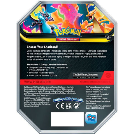 Pokémon TCG Mega Charizard Lata (Español)