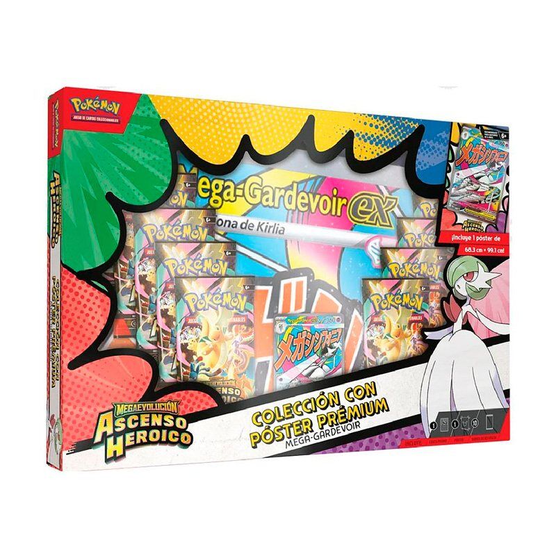 Pokémon TCG: Ascenso Heroico (Ascended Heroes) - Colección con Póster Premium (Español)