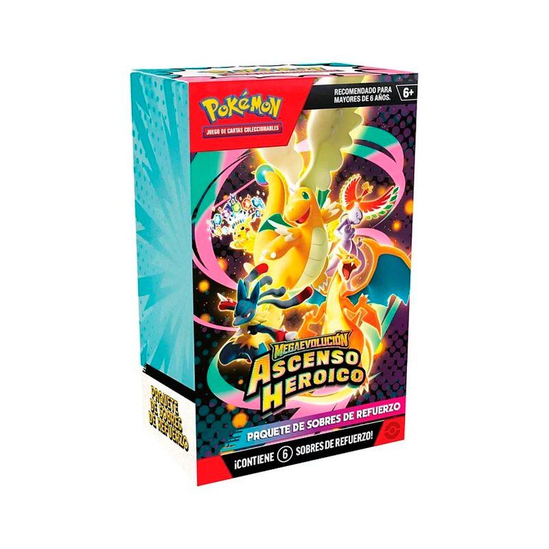 Pokémon TCG Ascenso Heroico - Paquete de Sobres de Refuerzo (Español)