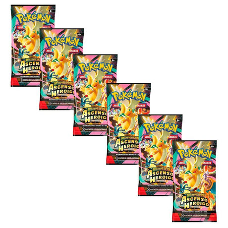 Pokémon TCG Ascenso Heroico - Paquete de Sobres de Refuerzo (Español)