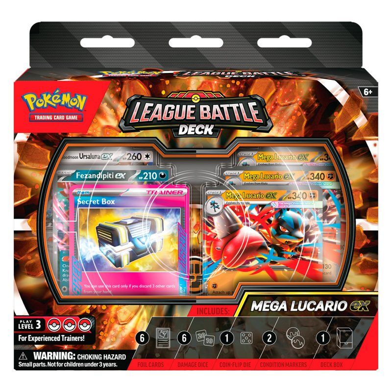 Pokémon TCG Mega Lucario Ex League Battle Deck (Inglés)