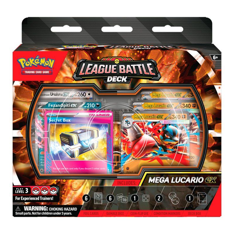 Pokémon TCG Mega Lucario Ex League Battle Deck (Español)