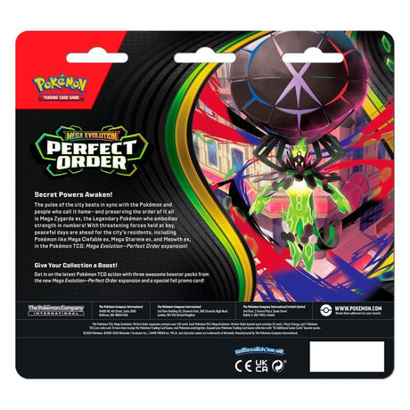 Saltar al final de la galería de imágenes Saltar al comienzo de la galería de imágenes Pokémon TCG Equilibrio Perfecto - 3 Pack Blister (Español)