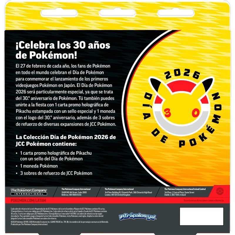 Pokémon TCG Colección Día de Pokémon 2026 Español