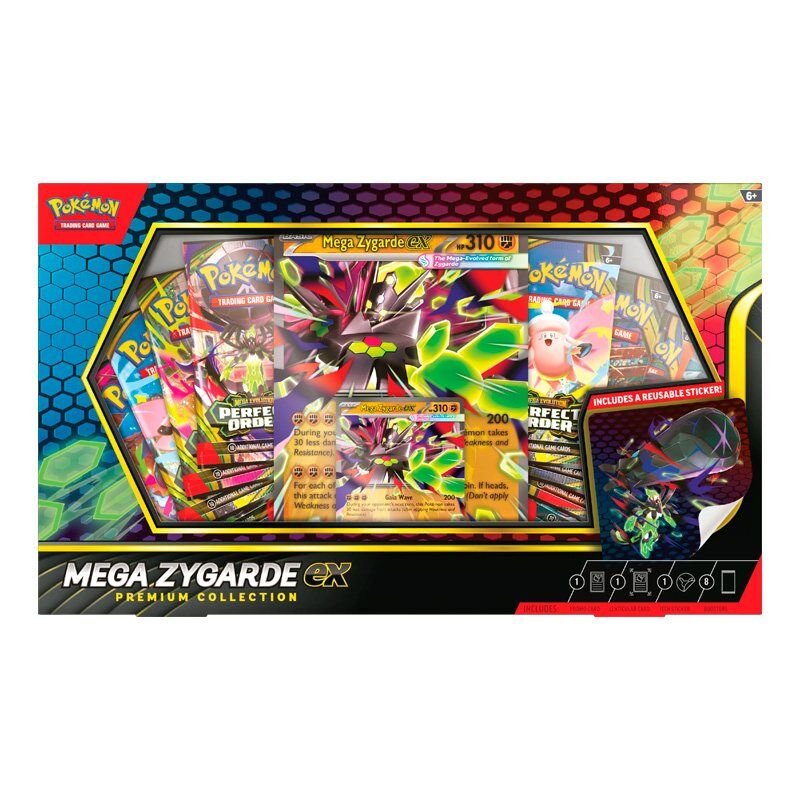 Pokémon TCG Mega Zygarde Ex Premium Collection (Inglés)