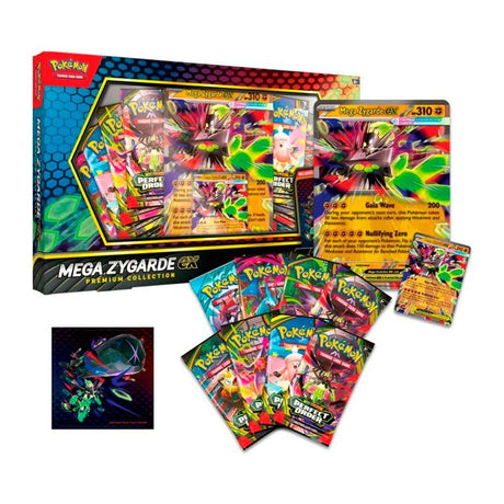 Pokémon TCG Mega Zygarde Ex Premium Collection (Inglés)