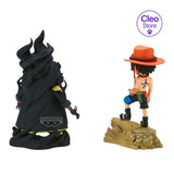 BANPRESTO One Piece: World Collectable Figur- Portgas D. Ace vs Marshall D. Teach