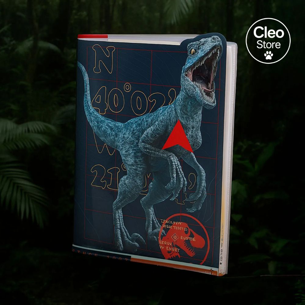 Porta documentos 6 + 1 serie jurassic world - Jurassic World