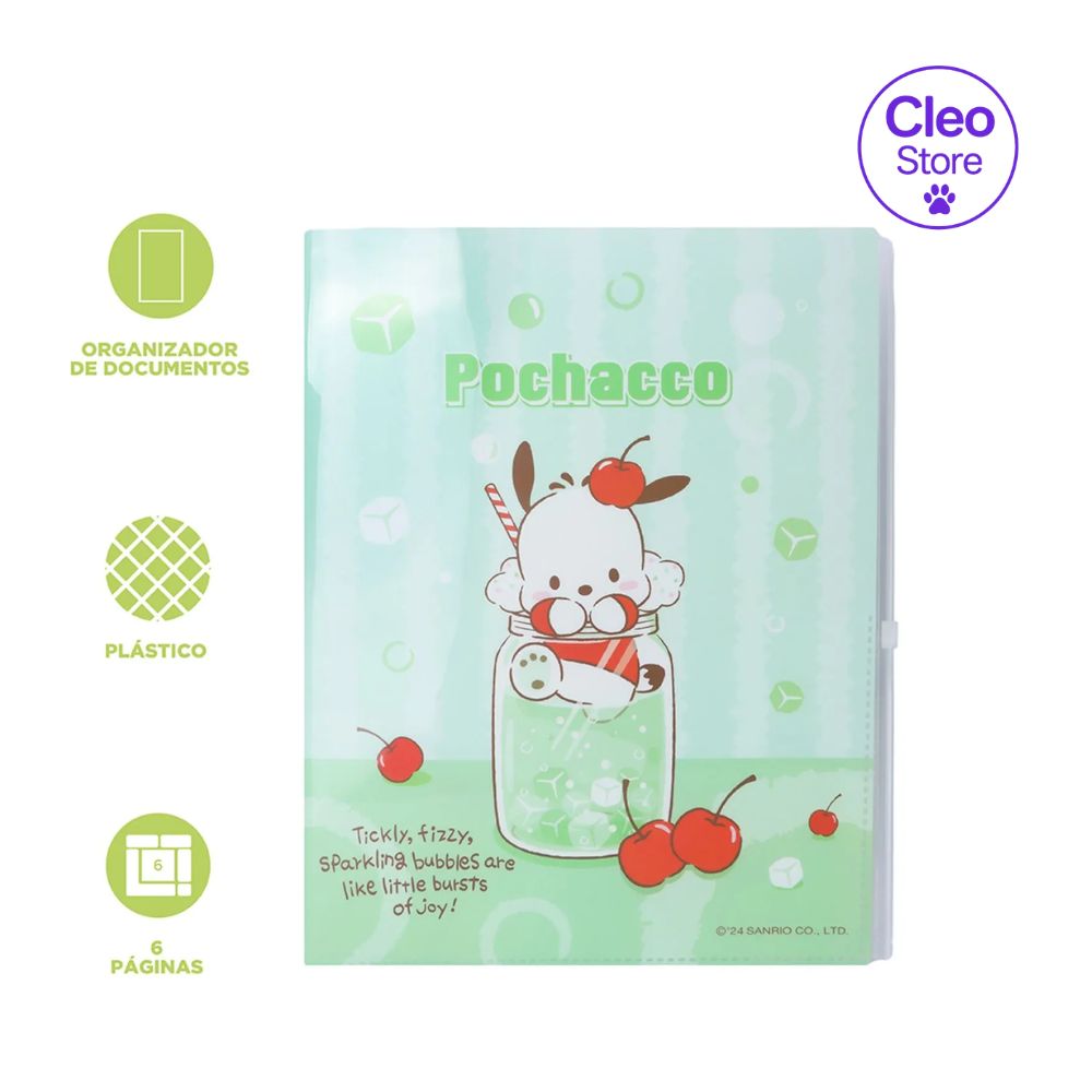 Porta documentos 6 en 1 pochacco serie sanrio - Sanrio
