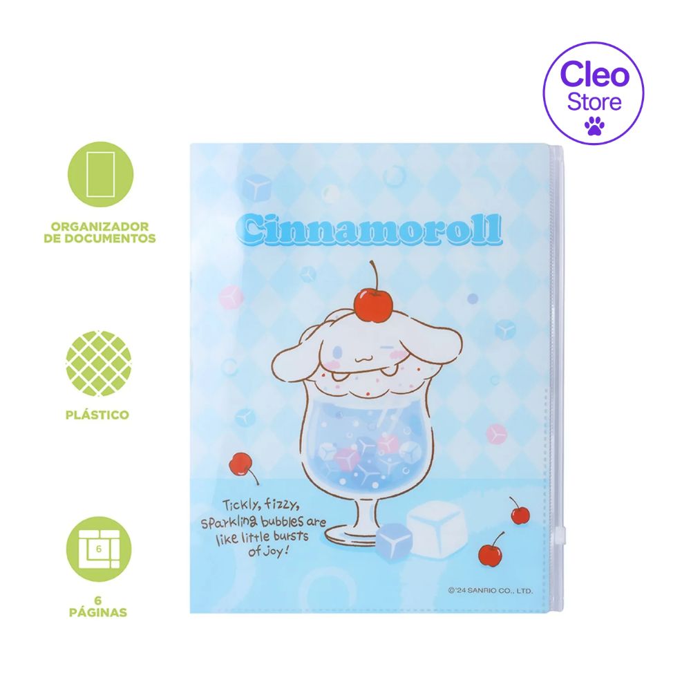 Porta documentos 6 en 1 cinnamoroll serie sanrio - Sanrio
