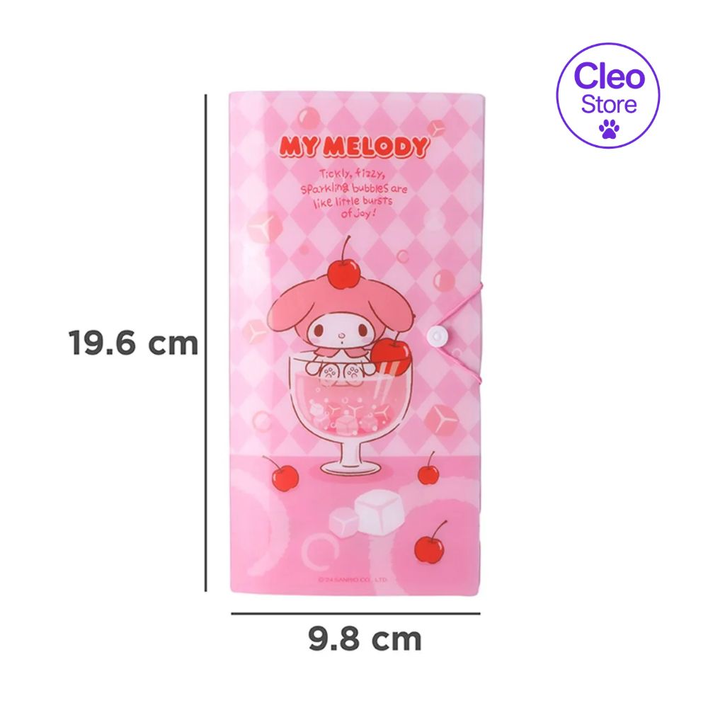 Porta documentos organizador de billetes my melody serie sanrio - Sanrio