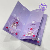 Porta documentos organizador de billetes kuromi serie sanrio - Sanrio
