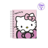 Cuaderno Cuadriculado Anillado Dgraf A5 Hello Kitty Tapa Dura Surtido 160 Hojas