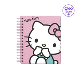 Cuaderno Cuadriculado Anillado Dgraf A5 Hello Kitty Tapa Dura Surtido 160 Hojas