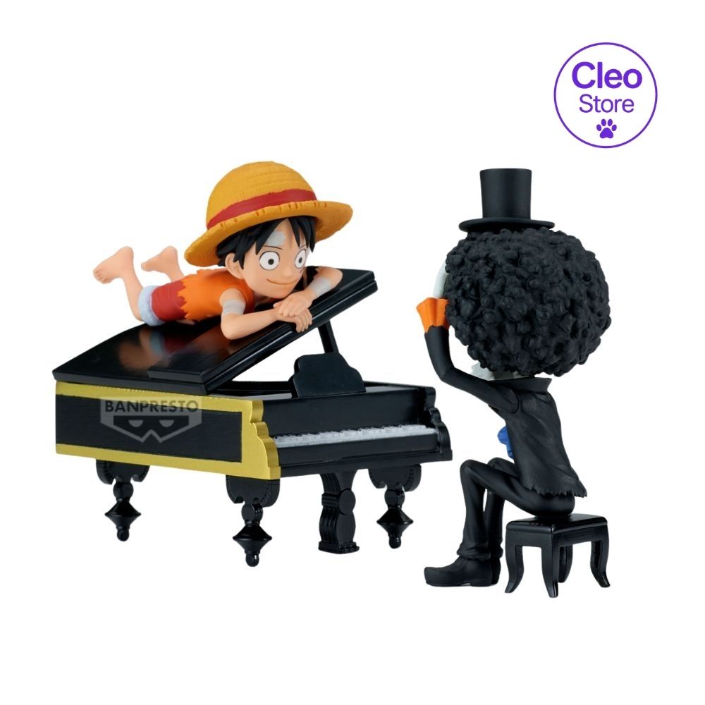 BANPRESTO One Piece: World Collectable Log Stories – Monkey D. Luffy & Brook