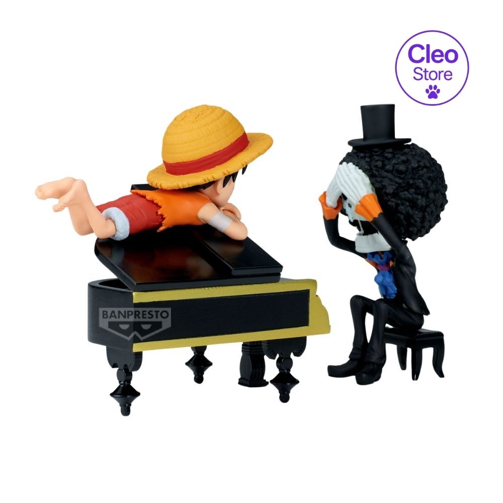 BANPRESTO One Piece: World Collectable Log Stories – Monkey D. Luffy & Brook