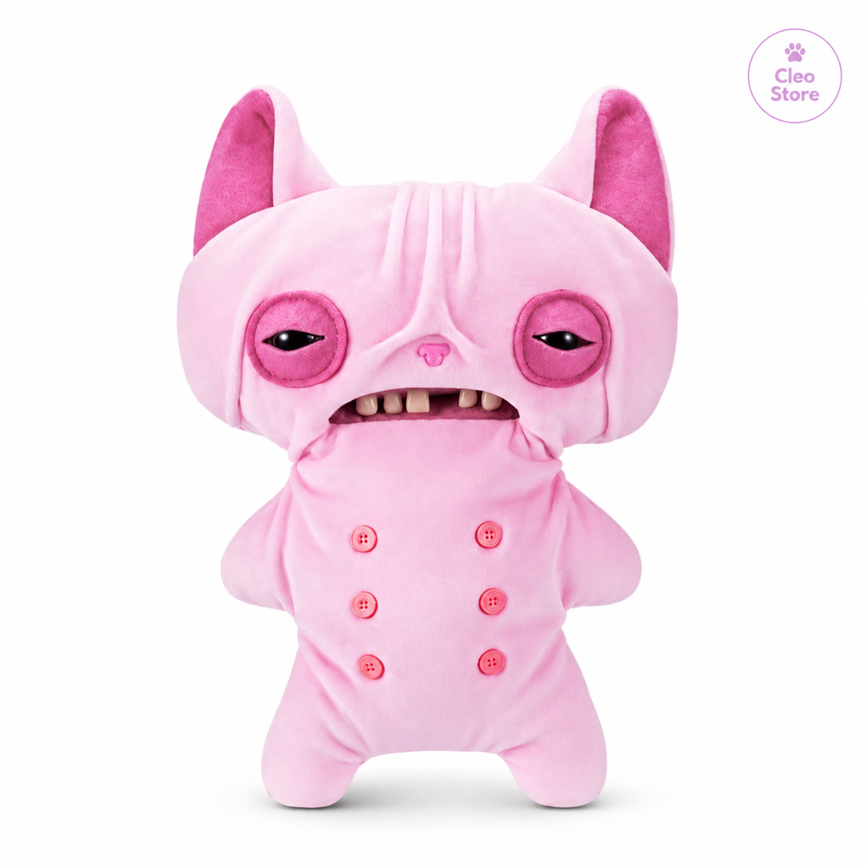 Fuggler Alley Cats : Gato Rosa Pelon (Peluche)