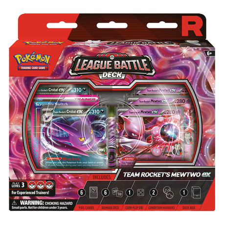 Pokémon TCG Team Rocket's Mewtwo Ex League Battle Deck (Inglés)